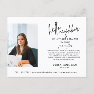 Real Estate Broker Modern Postcard