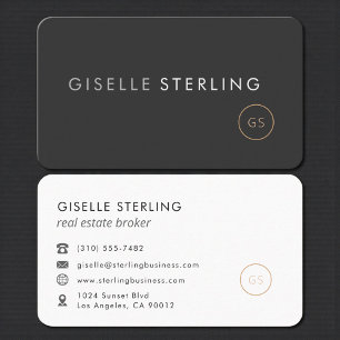Real Estate Broker Professional Business Card