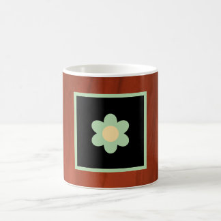 Real Estate Brown, Floral Coffee Mug