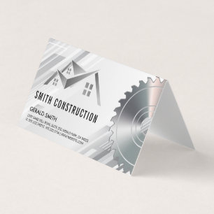 Real Estate Builders   General Contractor Business Card