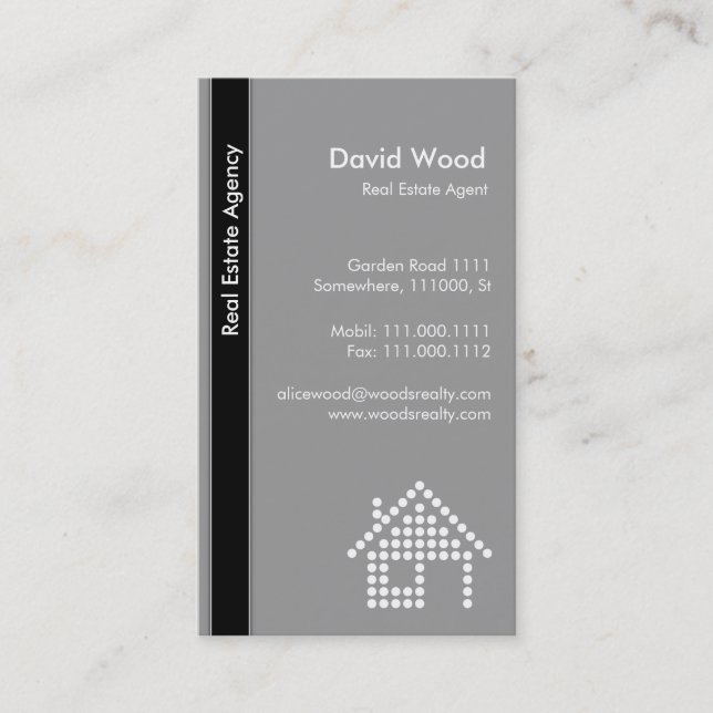 Real Estate Business Card (Front)