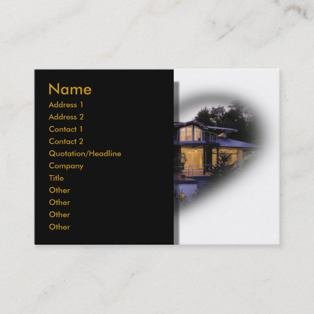 Real Estate Business Card (Front)