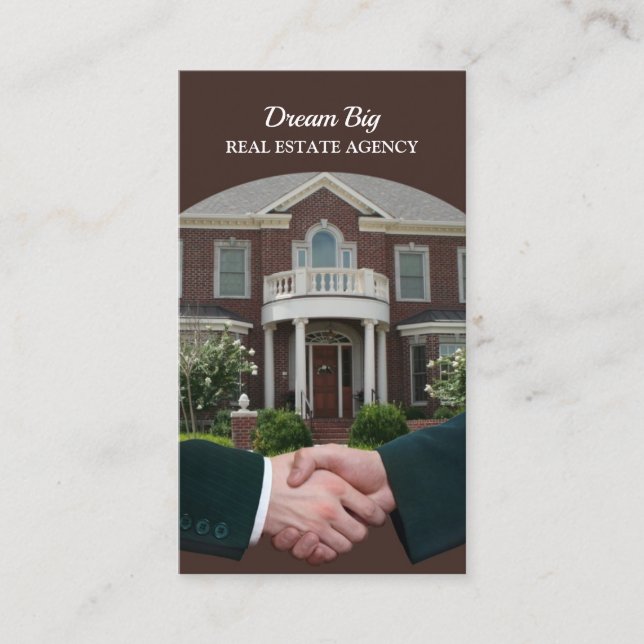 Real Estate Business Card (Front)