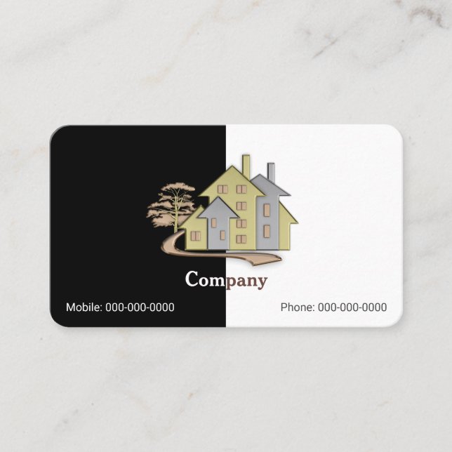 Real Estate Business Card (Front)