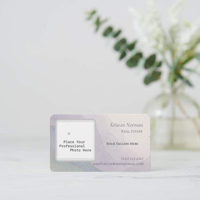 Real Estate Business Card (Standing Front)