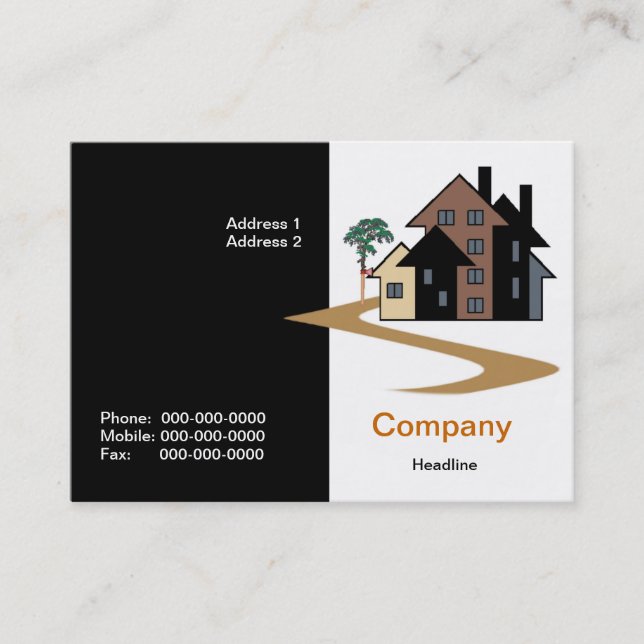 Real Estate Business Card (Front)