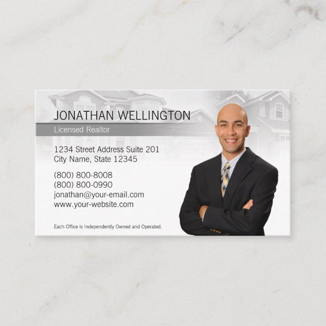 Real Estate Business Card BC18019 (Front)