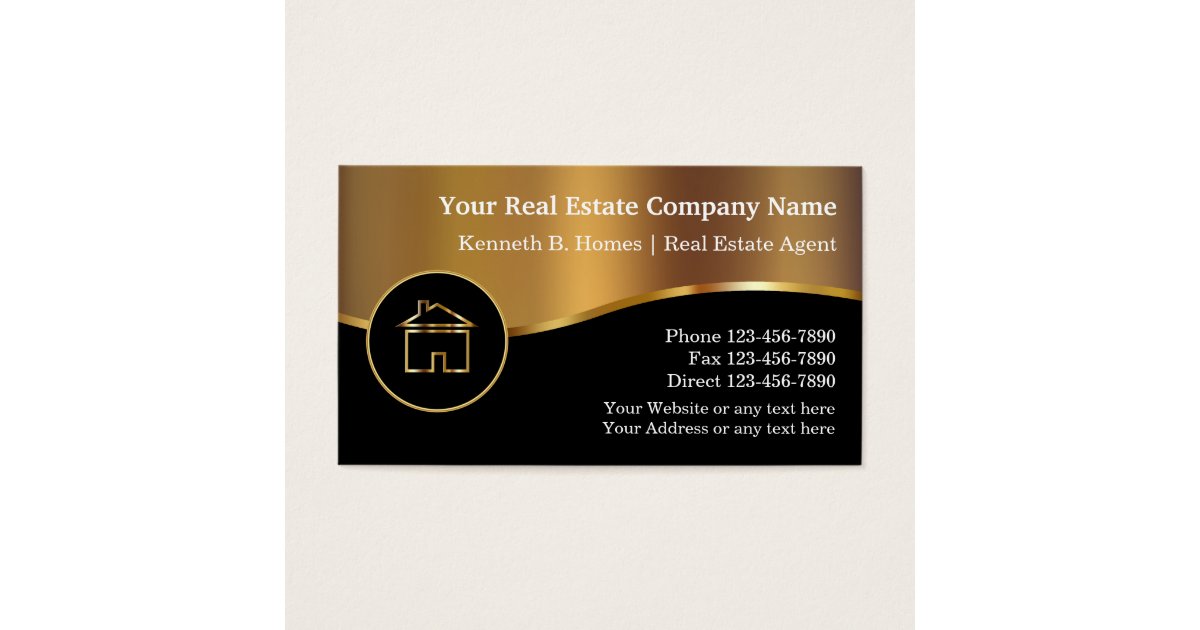Real Estate Business Cards Zazzle.ca