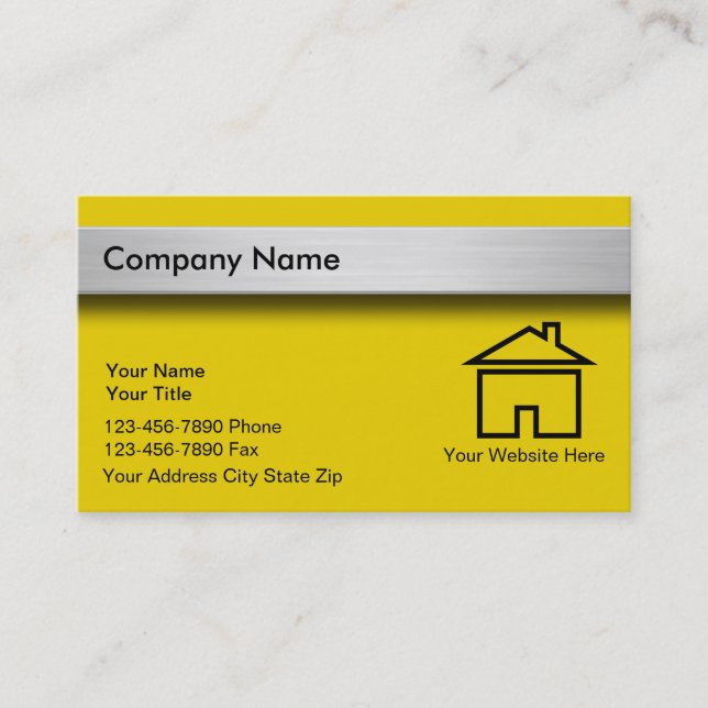 Real Estate Business Cards (Front)