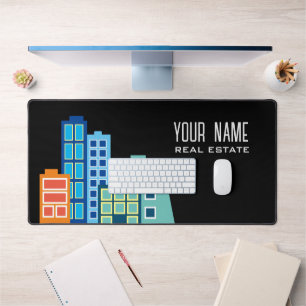 Real Estate business custom office Desk Mat