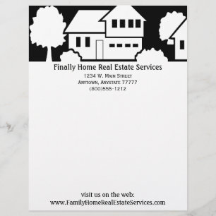 Real Estate Business Letterhead