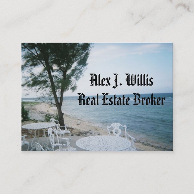 Real Estate Business Office Professional Business Card (Front)