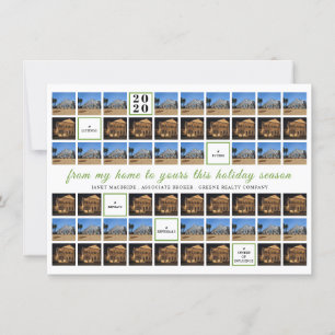 Real Estate Business Realtor 54 Photo Collage Holiday Card
