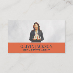 Real Estate Business Woman Card