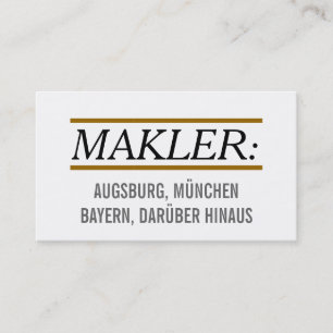 Real Estate Businesscards Business Card
