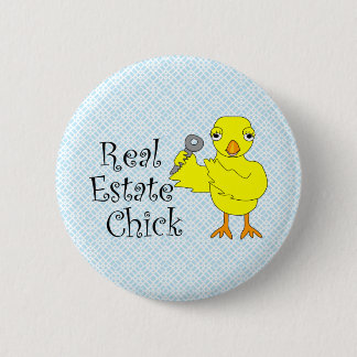 Real Estate Chick  2 Inch Round Button