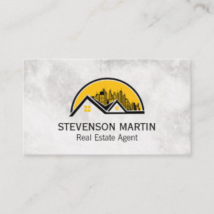 Real Estate City and Residential Business Card