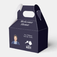 Real Estate Client Dk Blue Closing Gift Favour Box