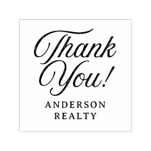 Real Estate Closing Branding Business Name Self-inking Stamp