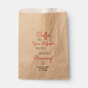 Real Estate Coffee Referrals Keep Business Running Favour Bag