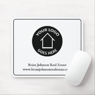 Real Estate Company Add Your Logo Simple Realtor Mouse Pad