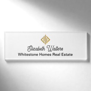 Real Estate Company Customized Business Name Tag