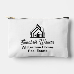 Real Estate Company Customized Realtor Logo Accessory Pouch