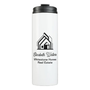 Real Estate Company Customized Realtor Logo Thermal Tumbler