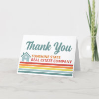 Real Estate Company Cute Retro House