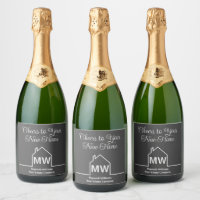 Real Estate Company Housewarming Cheers Chic Grey