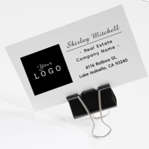 Real Estate Company Logo Custom Name & Address  Ru Rubber Stamp