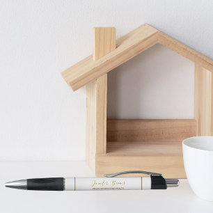 Real Estate Company Open House Custom Gold Realty Pen