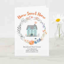 Real Estate Congratulations New Home Sweet Home
