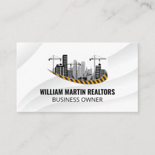 Real Estate   Construction Development Business Card
