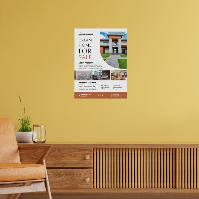 Real Estate Custom Poster (Living Room 2)