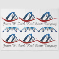 Real Estate Customized Gift Wrap Tissue
