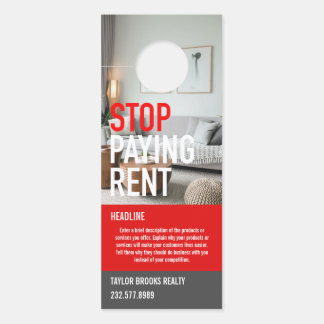 Real Estate Door Hanger