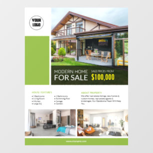Real Estate Editable Window Cling