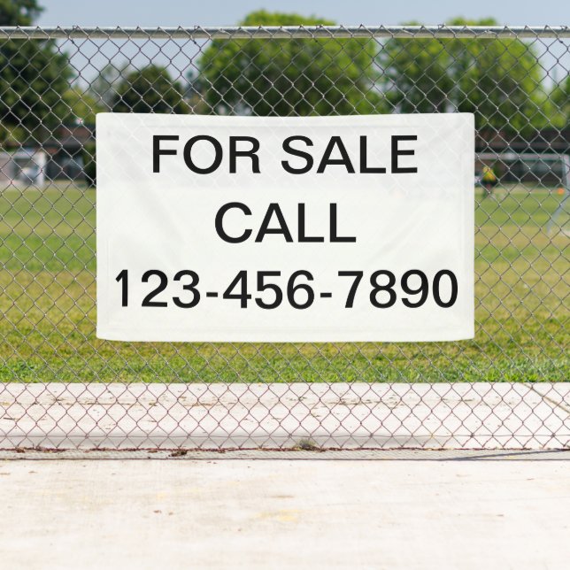 Real Estate For Sale Banner Signs (Insitu)