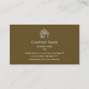 Real Estate Gold Business Card
