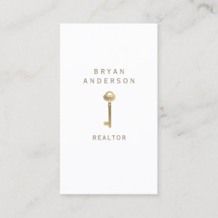 Real Estate Gold Key Business Card