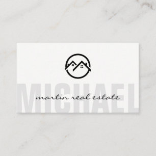 Real Estate Home Icons Business Card