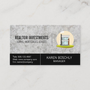 Real Estate Homes \ Modern House Business Card