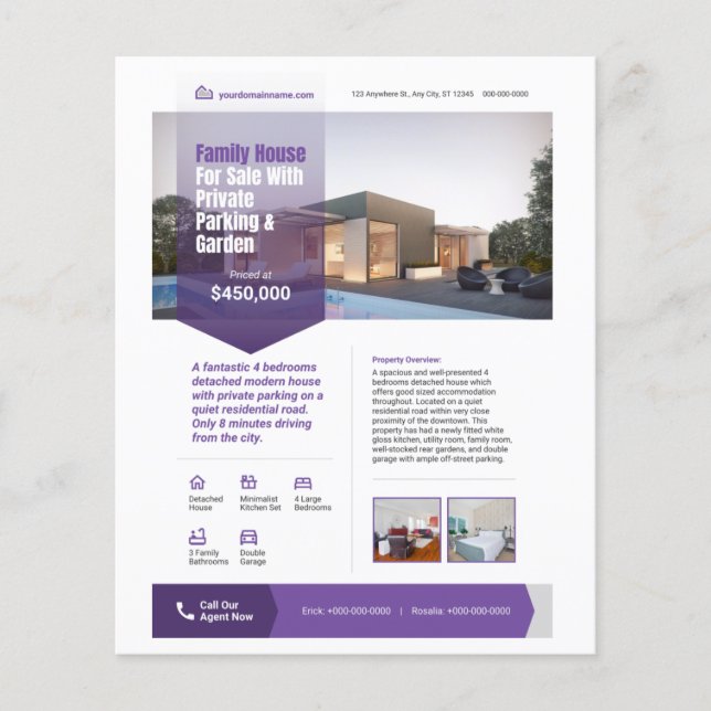 Real Estate House Sale Flyer (Front)