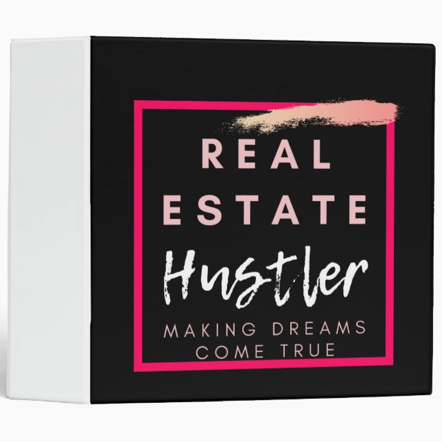 Real Estate Huster Binder (Front/Spine)