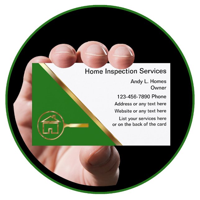 Real Estate Inspector Business Cards (Creator Uploaded)