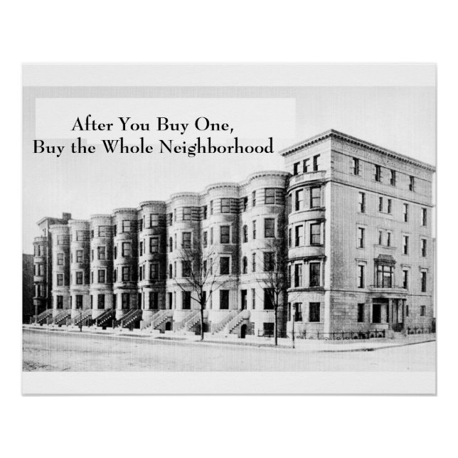 Real Estate Investment Print - The Neighbourhood (Front)