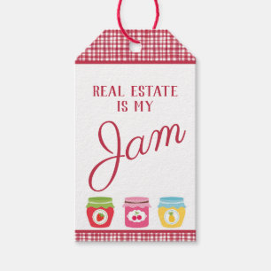 Real Estate is my Jam Pop By Gift Tags