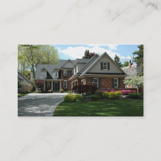 Real Estate / Landscaping Business Card (Front)