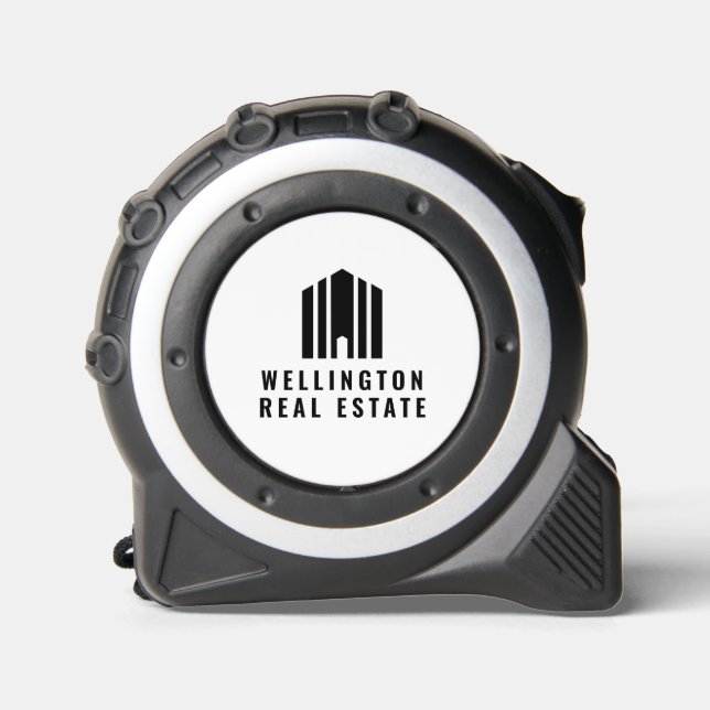 Real Estate Logo Black White Listing Agent Realtor 1 (Front)